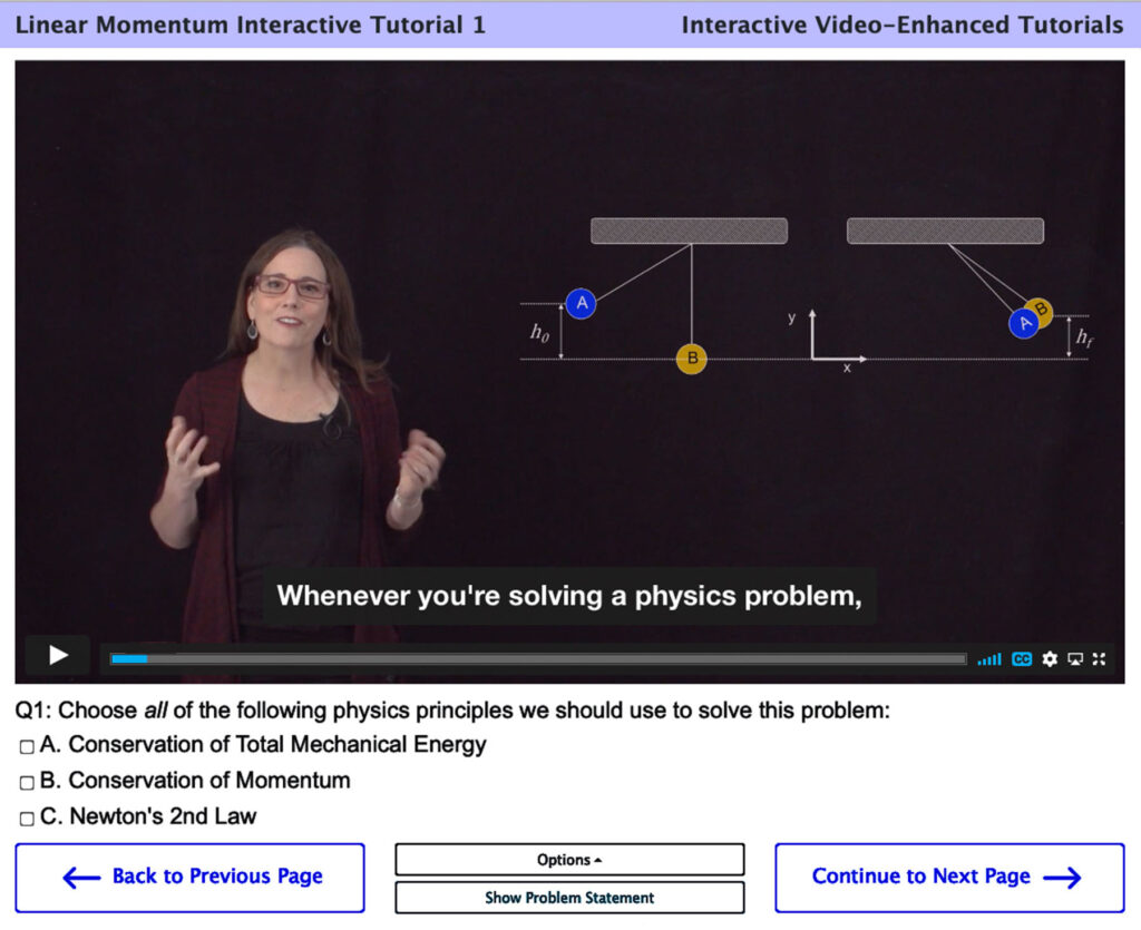 Screenshot of a page from an IVET